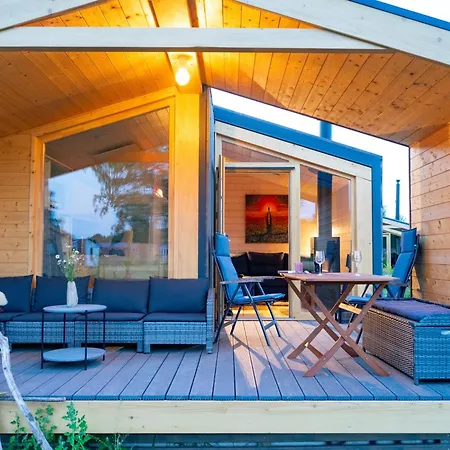 Дом отдыха 408-kleinis Tiny House Mit Kamin Bis 4 Pers *