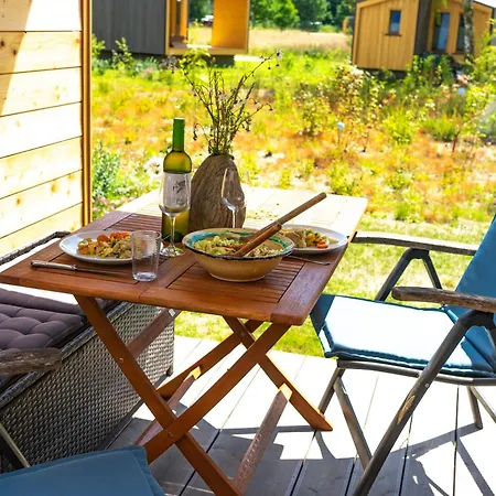 Дом отдыха 408-kleinis Tiny House Mit Kamin Bis 4 Pers